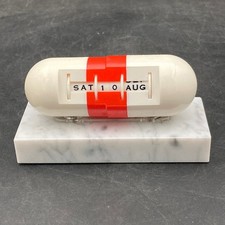Vintage Parke-Davis Dilantin Promotional Marble Base Perpetual Desk Calendar NEW picture