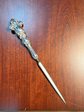 Antique Sterling Handle Art Nouveau Letter Opener picture