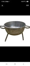 Ti Chodyè 3 PyeCauldron Pot with Side Handles on Three Legs, 3-Leg Metal Bowl picture