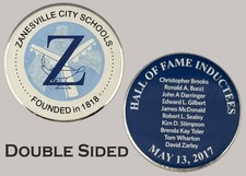 Zanesville City Schools Hall Of Fame Inductees Challenge Coin  J#29 picture