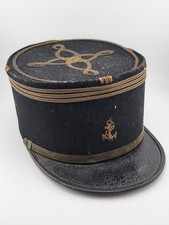 Rare Original Antique Lieutenant Colonel's Cap Of The Colonial Infantry Mle 1931 picture