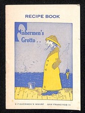 Fishermen's Grotto Restaurant San Francisco Small Recipe Book 12pp c1940's picture