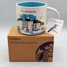 Starbucks St Andrews Scotland Mug You Are Here YAH Golf 14oz NIB UK Coffee picture