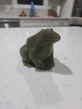 Vintage Cleo Hartwig Frog Sculpture Alva Museum Replica 1973 Acrylic picture