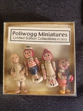 VTG Miniatures Poliwogg 2” LIMITED EDITION # 17613 Rare dollhouse figures W box picture