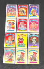 1985 Topps Garbage Pail Kids (12) Series 1 GLOSSY GPK OS1 Card Lot  *CgC605* picture