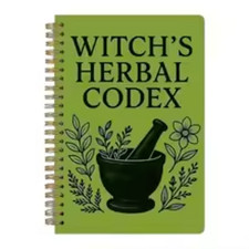 Witch's Herbal Codex - Magical Herb Guide Book Occult Pagan Witchcraft Reference picture