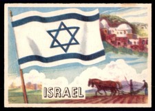 ISRAEL 1956 A & BC FLAGS OF THE WORLD - MINI #29 picture