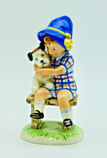 1955 Kathe Kruse KRU 1 HUGGING THE PUPPY - RARE HUMMEL GOEBEL FULL BEE picture