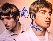 Oasis Band Signed Autograph 8x10 Photo Rock Music Liam Noel Gallagher HD243 picture