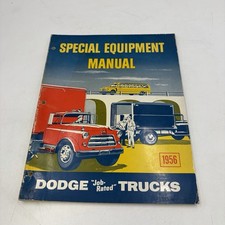 Original 1956 Dodge Truck Special Equipment Manual Dealer Catalog 56 picture