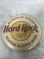 Vintage Hard Rock Cafe Pinback Button picture