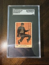 1957 Dutch Gum Large Number Studio Series Elvis Presley #108 SGC Jailhouse Rock picture