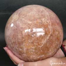 6.7 Kg Natural Large Peach Aventurine Gemstone Crystal Healing Sphere Ball~6.5