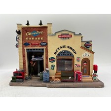 Lemax Village Coll 2011 Charlies Garage Craftsman Tools 15287 Lighted Village picture