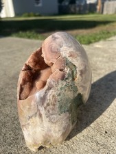 Large Brazilian Pink Amethyst Druzy Freeform 3 lb 15 oz Collector Crystal picture