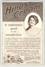 VTG 1918 WOMAN HINDS CREAM 5
