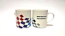 Vintage 90s BMW Motorsport Team Schnitzer M3 Racing Coffee Mugs Set of 2 DTM picture