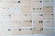 Undivided Back Postcard LOT 50 Antique Cards from 1901-1907 USA Used & Unused picture