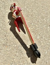 Vintage Carnival Circus Clown Game Wood Rocks Back & Forth  picture