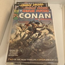 The Savage Sword of Conan 1974 Lot Of 11 Issues 1,2,3,4,5,6,7,8,9,10,Annal Vg/VF picture