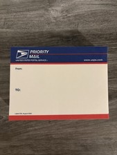 USA Priority Mail label 228 August 2000 Vintage **LOT OF 10** picture