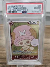 2026 ONE PIECE JAPANESE PROMOS ONE PIECE CHOPPER'S 1 TONY TONY CHOPPER PSA 10 picture