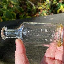Antique PICTORIAL EAGLE Wilkinson & Co. Keokuk, Iowa Medicine / Pharmacy Bottle picture