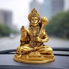 Solid Lord Hanuman Idol Statue  For Spiritual Decor Vastu Pooja Home/office Gift picture
