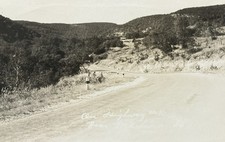 RPPC Texas Highway 16 Near Medina Postcard c1940 picture