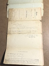 Antique 1905–1919 NY Land Deed & Farm Lease Documents Sullivan County picture