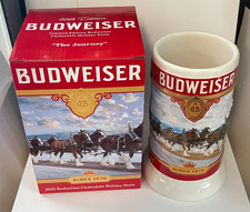 2025 Budweiser Holiday Stein 46th Anniversary Edition Christmas mug series  NEW picture