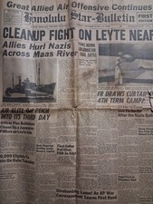 1944 Honolulu Star Bulletin November 6 Territory Of HAWAII picture