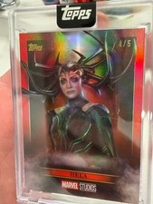 2025 Topps Marvel The Collector Hela Red 4/5 V-17 Villainy Cate Blanchett SSP picture