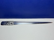 Vtg Greggio Argenterie OLRI Decorative Silver Plate Letter Opener Made in Italy picture