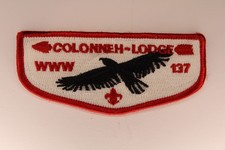 Colonneh Lodge 137 Flap Boy Scouts of America BSA Patch picture