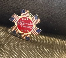 The Cheesecake Factory USA Flag Lapel Pin picture