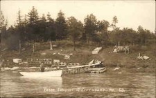 West Southport Maine ME Lobsterman Lobster Fisherman Real Photo Postcard picture