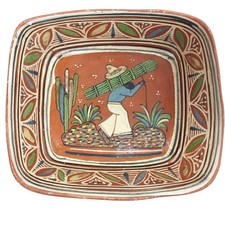 Antique Tlaquepaque Mexican Redware 7