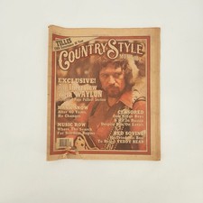 Vintage 1976 Country Style Monthly Interview With Waylon Newspaper picture
