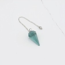 Aqua Obsidian Pendulum | Calm Anger & Boost Telepathy | Throat Chakra picture