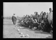 Photo:Beersheba Palestine 1930 Bedouins Watching Locust Campaign Races picture
