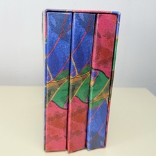 Vintage Avon Lahana 3-Volume Photo Album NEW Set Boxed Abstract Floral 90s picture