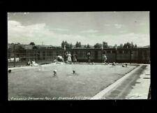 RPPC Saratoga, WY Wyoming Saratoga Inn enclosed Swimming Pool used 1960 picture