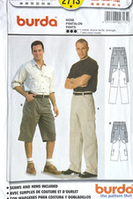 1990's Burda Men's Pants,Shorts Pattern 2713 Size 36-46 UNCUT picture
