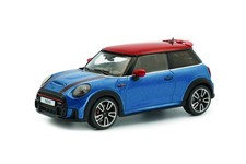 Solido 1:43 Mini Cooper 2023 Island Blue Metallic Red Roof Diecast Model picture