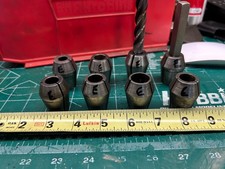 MACHINIST HmDrcB TOOL LATHE MILL Machinist Lot of  Quick Switch Collets  E picture
