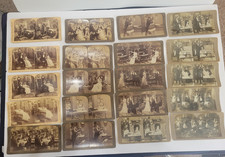Antique Stereoview Lot 38 Victorian Comedy Story Series Keystone Underwood c1900 picture
