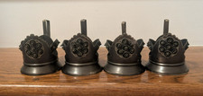 Vintage Soviet Russian Tea Glass Holders Podstakannik Set of 4, AS IS picture