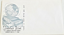 NEW YORK WORLD'S FAIR 1964-65 UNISPHERE SOUVENIR COVER Unused Unstamped NYWF picture